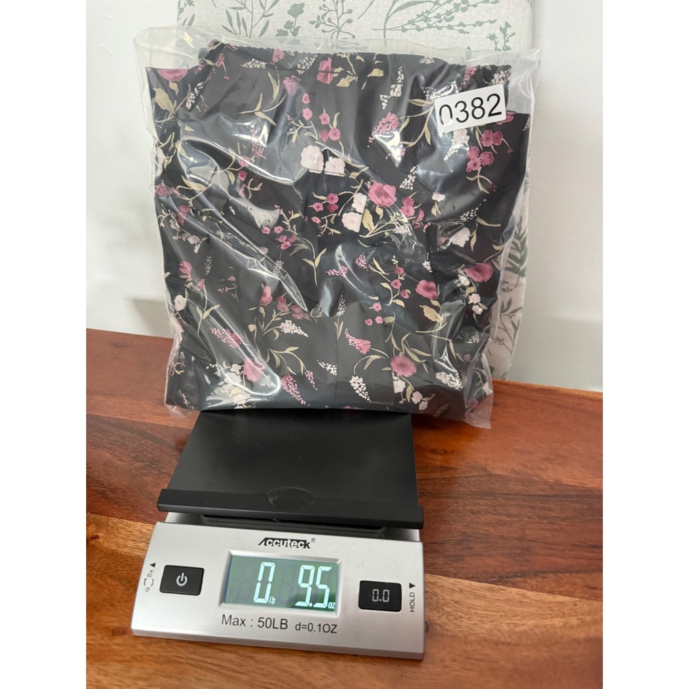 Option Too! Womens 1X Black Pink Floral Pleated Midi Skirt with Pockets 67D117X - Picture 7 of 7